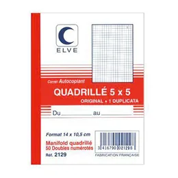 Carnets autocopiants